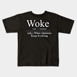 WOKE-WHT Kids T-Shirt